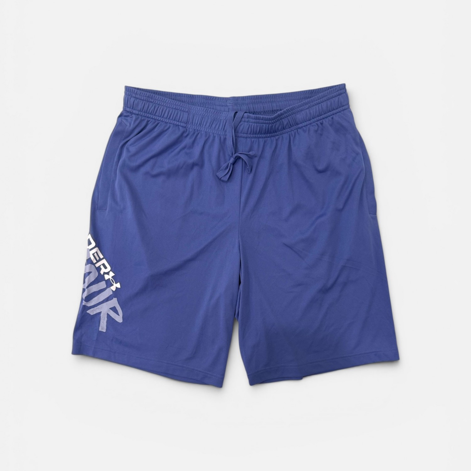 Under Armour Μπλε Αθλητική Βερμούδα με Logo Print